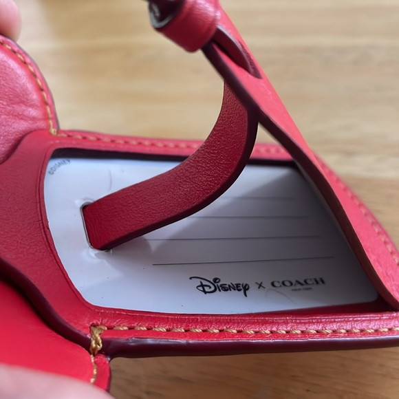 Disney x Coach Mickey Mouse Keychain & Luggage Tag-GUC - Picture 16 of 17